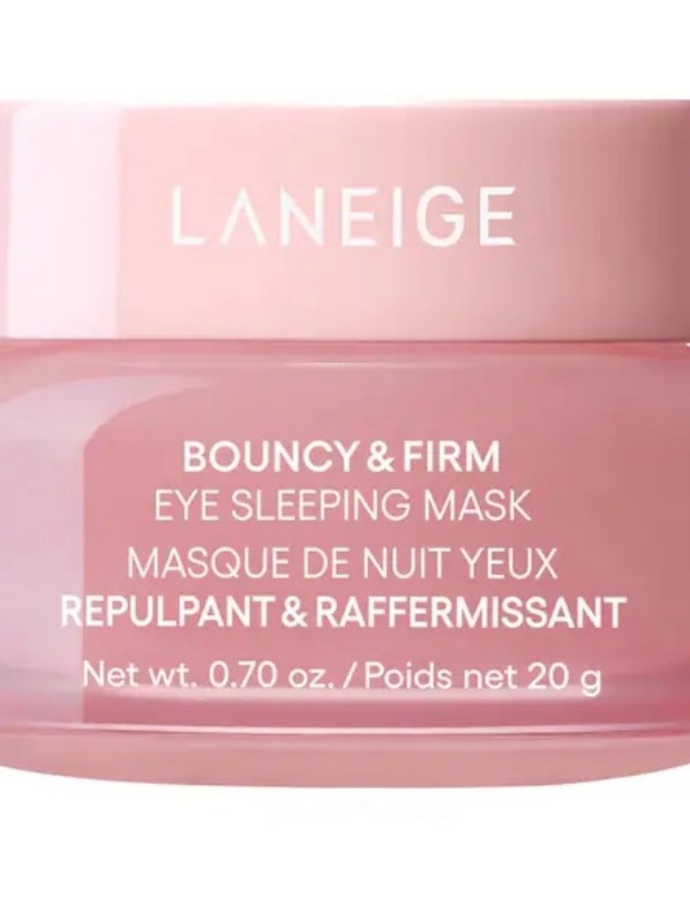Laneige Bouncy & Firm Eye Sleeping Mask Full Size NWB